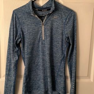 Nike Dri-Fit Blue Quarterzip